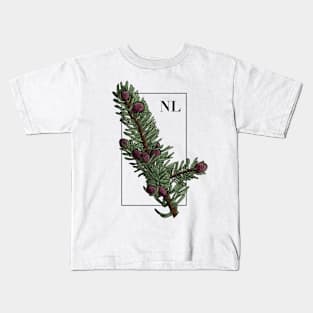 Newfoundland and Labrador - Black Spruce Kids T-Shirt